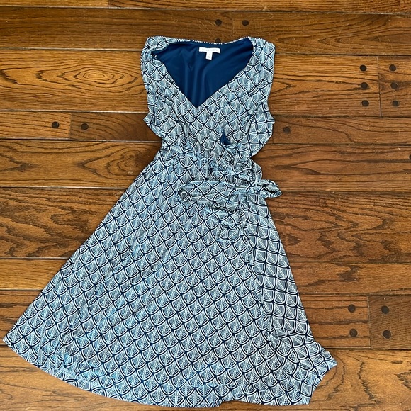 41 Hawthorn Dresses & Skirts - 41 Hawthorn Lorene Faux Wrap Front belted sleeveless dress size large